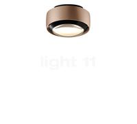 Occhio Più Alto V Volt S80 Plafonnier LED tête doré mat/cache-piton noir mat/couverture noir - 3.000 K Ce luminaire comporte des modules à LED prémontés de classes énergétiques A A