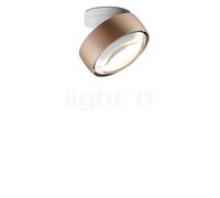 Occhio Più Alto Volt C80 Plafonnier LED tête doré mat/cache-piton blanc mat/couverture blanc - 3.000 K Ce luminaire comporte des modules à LED prémontés de classes énergétiques A A