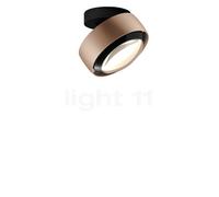 Occhio Più Alto Volt S30 Plafonnier LED tête dorée mate/cache-piton noir mat/couverture noir - 2.700 K Ce luminaire comporte des modules à LED prémontés de classes énergétiques A A