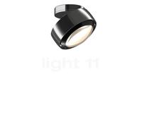 Occhio Più Alto Volt S60 Plafonnier LED tête chrome brillant/cache-piton chrome brillant/couverture noir - 3.000 K Ce luminaire comporte des modules à LED prémontés de classes énergétiques A
