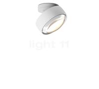 Occhio Più Alto Volt S80 Plafonnier LED tête blanche mate/cache-piton blanc mat/couverture blanc - 3.000 K Ce luminaire comporte des modules à LED prémontés de classes énergétiques A A