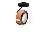 Occhio Più R Alto 3d Volt C100 Spot LED tête or rose/cache-piton noir mat/couverture noir mat - 3.000 K Ce luminaire comporte des modules à LED prémontés de classes énergétiques A A