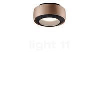 Occhio Più R Alto V Volt S100 Plafonnier LED tête dorée mate/cache-piton noir mat/couverture noir mat - 2.700 K Ce luminaire comporte des modules à LED prémontés de classes énergétiques A A