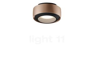 Occhio Più R Alto V Volt S100 Plafonnier LED tête dorée mate/cache-piton noir mat/couverture noir mat - 2.700 K Ce luminaire comporte des modules à LED prémontés de classes énergétiques A A