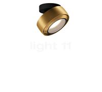 Occhio Più R Alto Volt S40 Plafonnier LED tête bronze/cache-piton noir mat/couverture bronze - 3.000 K Ce luminaire comporte des modules à LED prémontés de classes énergétiques A A