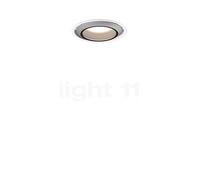 Occhio Più R Piano V Edge Volt C100 Projecteur encastré LED tête chrome mat/couverture blanc mat - 2.700 K Ce luminaire comporte des modules à LED prémontés de classes énergétiques A A