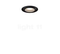 Occhio Più R Piano V Edge Volt C80 Projecteur encastré LED tête noire mate/couverture noir mat - 2.700 K Ce luminaire comporte des modules à LED prémontés de classes énergétiques A A