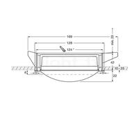 Occhio Più R Piano V Edge Volt S100 Projecteur encastré LED