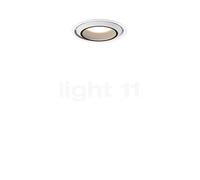 Occhio Più R Piano V Edge Volt S40 Projecteur encastré LED tête blanc mat/couverture blanche mate - 3.000 K Ce luminaire comporte des modules à LED prémontés de classes énergétiques A A