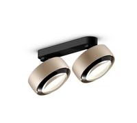Occhio Plafonnier Più alto doppio volt C80 - or mat