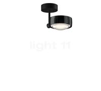 Occhio Sento Faro 10 Up E Plafonnier LED tête black phantom/corps noir mat/cache-piton noir mat - 3.000 K Ce luminaire comporte des modules à LED prémontés de classes énergétiques A A