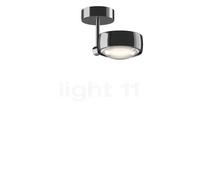 Occhio Sento Faro 10 Up E Plafonnier LED tête chrome brillant/corps chrome brillant/cache-piton chrome brillant - 2.700 K - Occhio Air Ce luminaire comporte des modules à LED prémontés de classes éner
