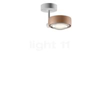 Occhio Sento Faro 10 Up E Plafonnier LED tête dorée mate/corps blanc mat/cache-piton blanc mat - 3.000 K - Occhio Air Ce luminaire comporte des modules à LED prémontés de classes énergétiques A A