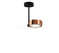 Occhio Sento Faro 20 Up E Plafonnier LED tête or rose/corps noir mat/cache-piton noir mat - 2.700 K - Occhio Air Ce luminaire comporte des modules à LED prémontés de classes énergétiques A A