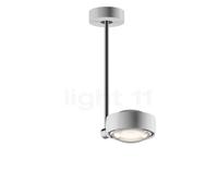 Occhio Sento Faro 30 Up D Plafonnier LED tête blanc brillant/corps chrome brillant/cache-piton blanc brillant - 3.000 K Ce luminaire comporte des modules à LED prémontés de classes énergétiques A