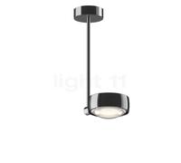 Occhio Sento Faro 30 Up E Plafonnier LED tête chrome brillant/corps chrome brillant/cache-piton chrome brillant - 2.700 K Ce luminaire comporte des modules à LED prémontés de classes énergétiques A