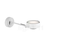 Occhio Sento Letto 20 Up E Applique LED à gauche tête blanc mat/corps blanc mat/embase blanc mat - 2.700 K - Occhio Air Ce luminaire comporte des modules à LED prémontés de classes énergétiques A A++,