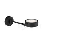 Occhio Sento Letto 20 Up E Applique LED à gauche tête noir mat/corps noir mat/embase noir mat - 2.700 K Ce luminaire comporte des modules à LED prémontés de classes énergétiques A A
