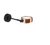 Occhio Sento Letto 20 Up E Applique LED à gauche tête rosegold/corps noir mat/embase noir mat - 3.000 K Ce luminaire comporte des modules à LED prémontés de classes énergétiques A A++, A+, A