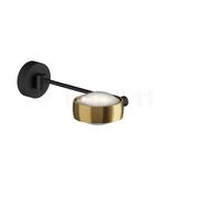 Occhio Sento Letto 30 Up D Applique LED à droite tête bronze/corps noir mat/embase noir mat - 2.700 K - Occhio Air Ce luminaire comporte des modules à LED prémontés de classes énergétiques A