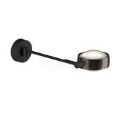 Occhio Sento Letto 30 Up D Applique LED à gauche tête phantom/corps noir mat/embase noir mat - 3.000 K - Occhio Air Ce luminaire comporte des modules à LED prémontés de classes énergétiques A
