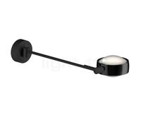 Occhio Sento Letto 40 Up D Applique LED à gauche tête black phantom/corps noir mat/embase noir mat - 3.000 K - Occhio Air Ce luminaire comporte des modules à LED prémontés de classes énergétiques A