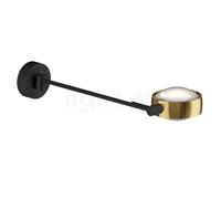 Occhio Sento Letto 40 Up D Applique LED à gauche tête bronze/corps noir mat/embase noir mat - 3.000 K - Occhio Air Ce luminaire comporte des modules à LED prémontés de classes énergétiques A