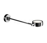 Occhio Sento Letto 40 Up E Applique LED à gauche tête dark chrome/corps dark chrome/fixation dark chrome - 2.700 K