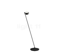 Occhio Sento Lettura 125 D Lampadaire LED à droite tête black phantom/corps noir mat - 3.000 K - Occhio Air Ce luminaire comporte des modules à LED prémontés de classes énergétiques A A