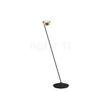 Occhio Sento Lettura 125 D Lampadaire LED à droite tête doré mat/corps noir mat - 3.000 K Ce luminaire comporte des modules à LED prémontés de classes énergétiques A A