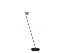Occhio Sento Lettura 125 E Lampadaire LED à droite tête doré mat/corps noir mat - 2.700 K Ce luminaire comporte des modules à LED prémontés de classes énergétiques A A