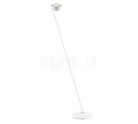 Occhio Sento Lettura 160 D Lampadaire LED à droite tête blanc mat/corps blanc mat - 3.000 K Ce luminaire comporte des modules à LED prémontés de classes énergétiques A A