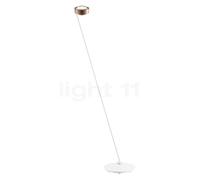 Occhio Sento Lettura 160 D Lampadaire LED à droite tête doré mat/corps blanc mat - 2.700 K Ce luminaire comporte des modules à LED prémontés de classes énergétiques A A++, A+, A