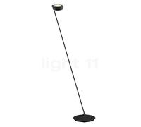 Occhio Sento Lettura 160 D Lampadaire LED à droite tête noir mat/corps noir mat - 2.700 K Ce luminaire comporte des modules à LED prémontés de classes énergétiques A A