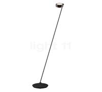 Occhio Sento Lettura 160 D Lampadaire LED à gauche tête phantom/corps noir mat - 3.000 K Ce luminaire comporte des modules à LED prémontés de classes énergétiques A A