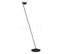 Occhio Sento Lettura 160 E Lampadaire LED à droite tête phantom/corps noir mat - 3.000 K Ce luminaire comporte des modules à LED prémontés de classes énergétiques A A