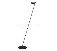 Occhio Sento Lettura 160 E Lampadaire LED à gauche tête phantom/corps noir mat - 3.000 K Ce luminaire comporte des modules à LED prémontés de classes énergétiques A A
