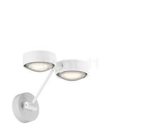 Occhio Sento Parete Doppio 20 Up E Applique LED tête blanche mate/corps blanc mat/embase blanc mat - 2.700 K Ce luminaire comporte des modules à LED prémontés de classes énergétiques A A