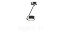 Occhio Sento Soffitto Singolo 30 Up E Plafonnier LED tête chrome brillant/corps chrome brillant/cache-piton chrome brillant - 2.700 K Ce luminaire comporte des modules à LED prémontés de classes énerg