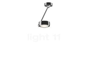 Occhio Sento Soffitto Singolo 30 Up E Plafonnier LED tête chrome brillant/corps chrome brillant/cache-piton chrome brillant - 2.700 K Ce luminaire comporte des modules à LED prémontés de classes énerg