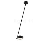 Occhio Sento Soffitto Singolo 80 Up D Plafonnier LED tête noire mate/corps noir mat/cache-piton noir mat - 2.700 K - Occhio Air Ce luminaire comporte des modules à LED prémontés de classes énergétique