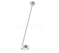 Occhio Sento Soffitto Singolo 80 Up E Plafonnier LED tête blanche mate/corps blanc mat/cache-piton blanc mat - 2.700 K Ce luminaire comporte des modules à LED prémontés de classes énergétiques A