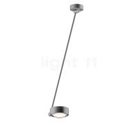 Occhio Sento Soffitto Singolo 80 Up E Plafonnier LED tête chrome mat/corps chrome mat/cache-piton chrome mat - 2.700 K Ce luminaire comporte des modules à LED prémontés de classes énergétiques A