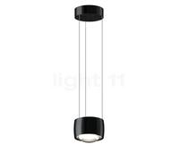 Occhio Sento Sospeso Fix Up D Suspension LED tête black phantom/cache-piton black phantom - 3.000 K Ce luminaire comporte des modules à LED prémontés de classes énergétiques A A