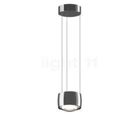 Occhio Sento Sospeso Fix Up D Suspension LED tête chrome brillant/cache-piton chrome brillant - 3.000 K - Occhio Air Ce luminaire comporte des modules à LED prémontés de classes énergétiques A