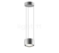 Occhio Sento Sospeso Fix Up D Suspension LED tête chrome mat/cache-piton chrome mat - 3.000 K - Occhio Air Ce luminaire comporte des modules à LED prémontés de classes énergétiques A A