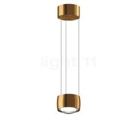 Occhio Sento Sospeso Var Up E Suspension LED bronze - 3.000 K - Occhio Air Ce luminaire comporte des modules à LED prémontés de classes énergétiques A A