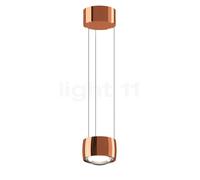 Occhio Sento Sospeso Var Up E Suspension LED or rose - 3.000 K Ce luminaire comporte des modules à LED prémontés de classes énergétiques A A