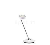 Occhio Sento Tavolo 60 D Lampe de table LED à droite tête blanc brillant/corps chrome brillant - 2.700 K - Occhio Air Ce luminaire comporte des modules à LED prémontés de classes énergétiques A A