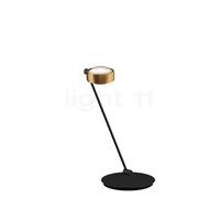 Occhio Sento Tavolo 60 D Lampe de table LED à droite tête bronze/corps noir mat - 2.700 K Ce luminaire comporte des modules à LED prémontés de classes énergétiques A A